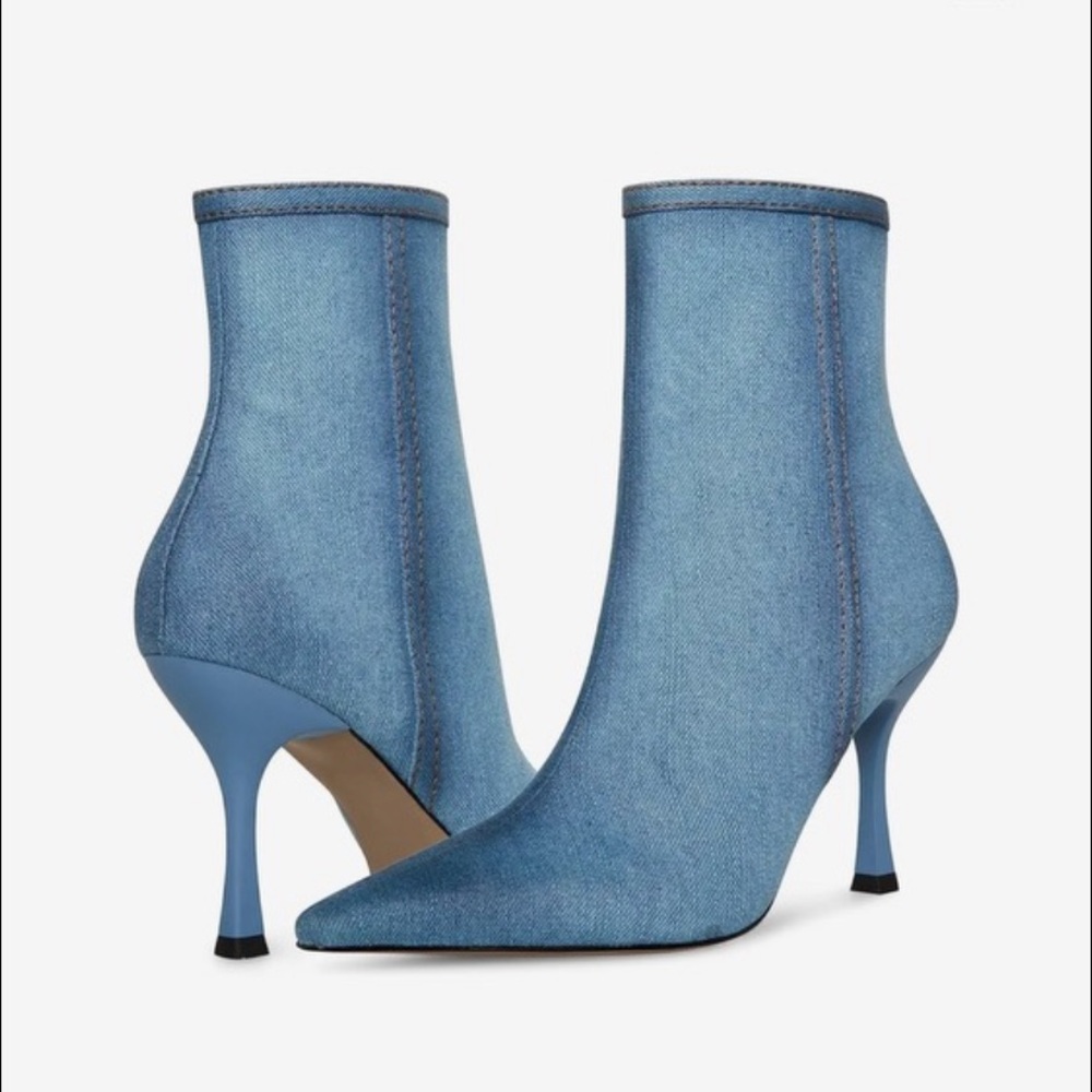 Denim heeled boots Steve Madden